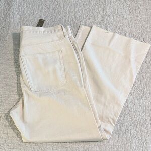 J. Crew Women's Off-White Flare Jeans, sz31 tall